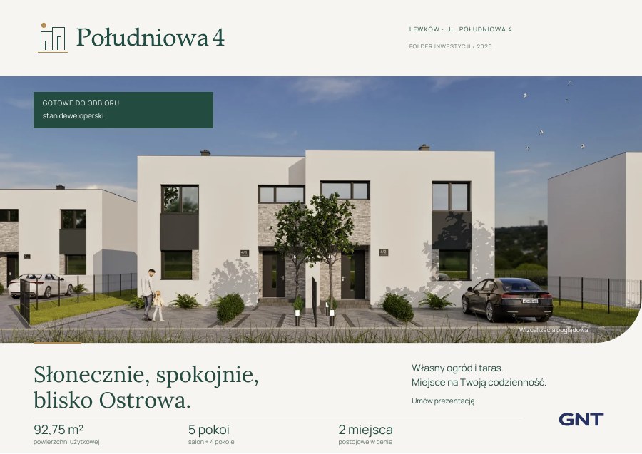 Okładka folderu inwestycji Południowa 4